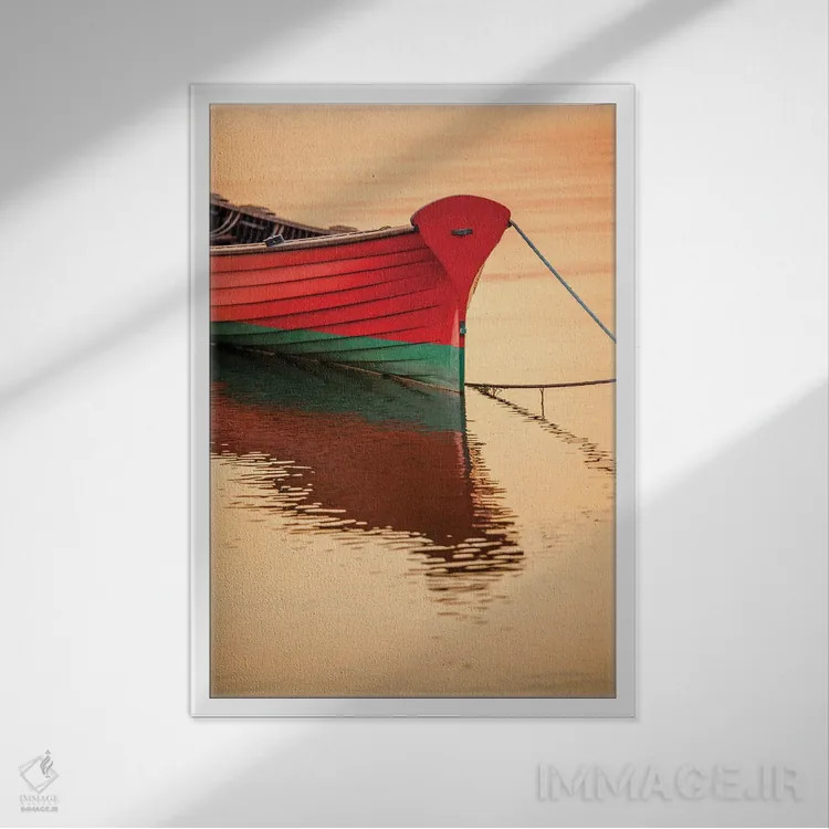تابلو دکوراتیو راهی می شویم اثر ملیسا مک کلین - نمای قابدار سفید