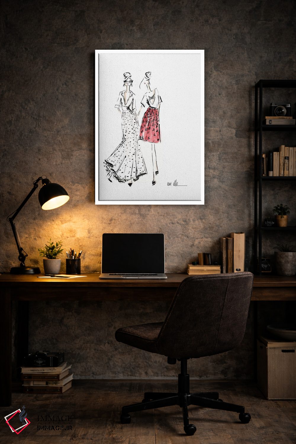 تابلو دکوراتیو ناهار هفتگی اثر ام ال - D6W