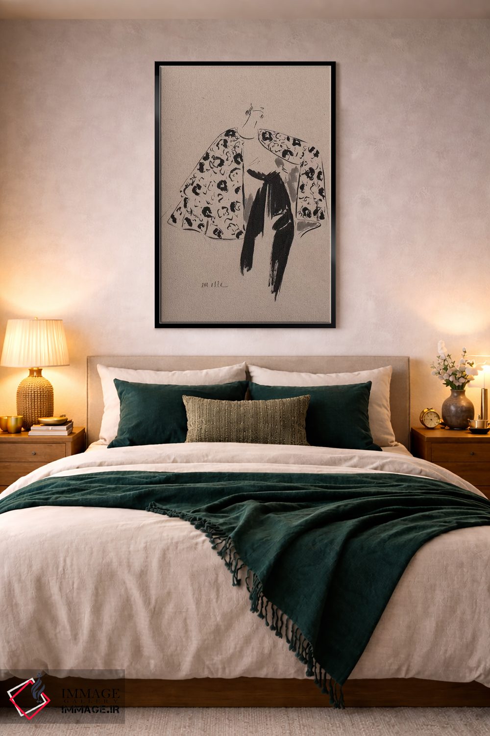 تابلو دکوراتیو کمی نوستالژیک اثر ام ال - D5B