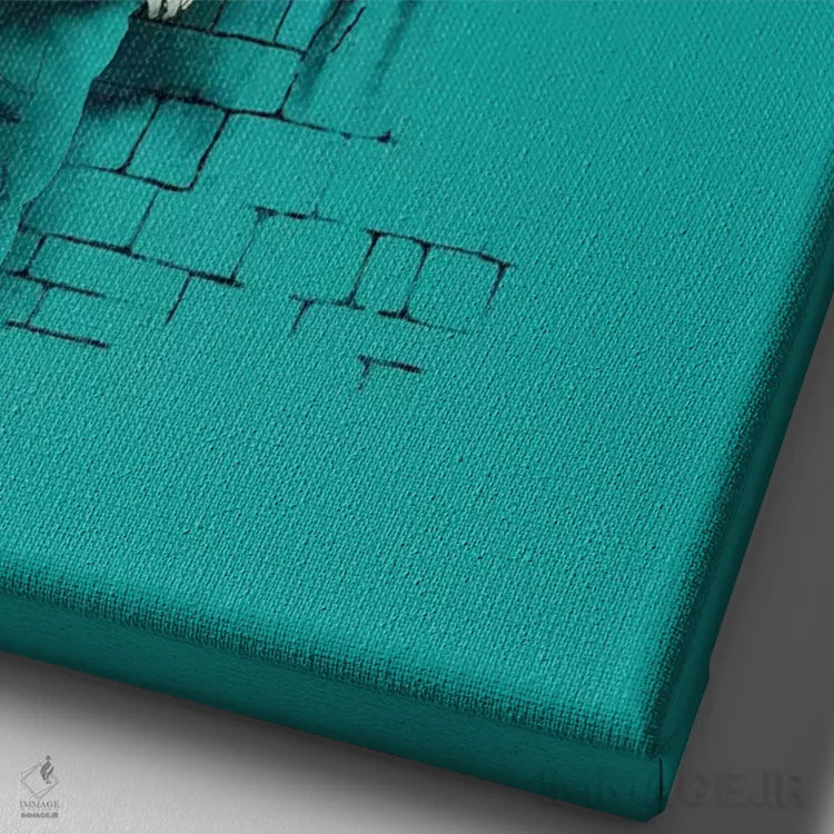 تابلو دکوراتیو "راه خروج" اثر ماتیوله - نمای نزدیک بافت بوم