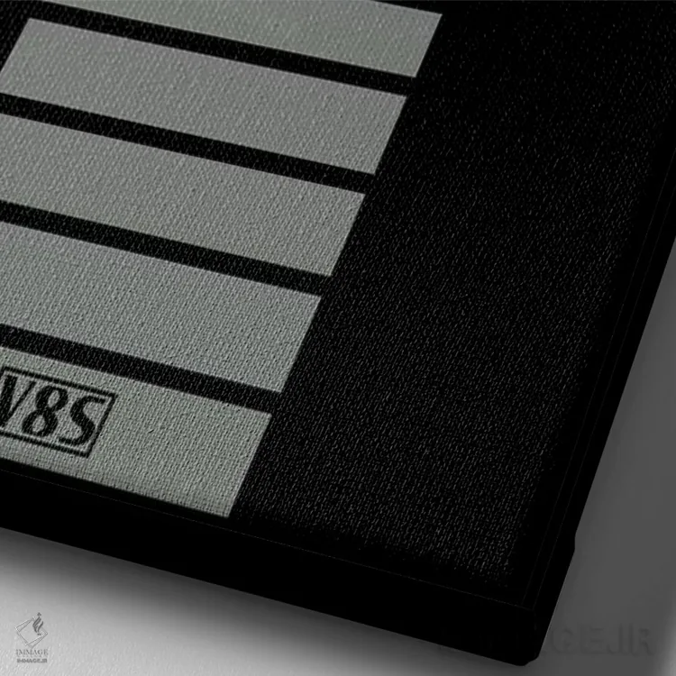 تابلو دکوراتیو "نوستالژی شدید" اثر ماتیوله - نمای نزدیک بافت بوم