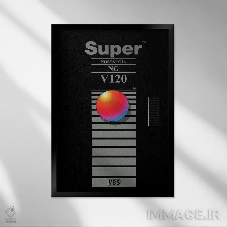 تابلو دکوراتیو "نوستالژی شدید" اثر ماتیوله - نمای قابدار مشکی