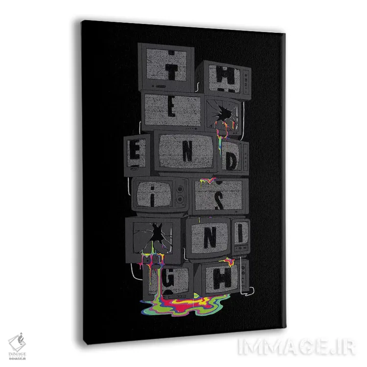 تابلو دکوراتیو "پایان نزدیک است" اثر ماتیوله - نمای پرسپکتیو محصول