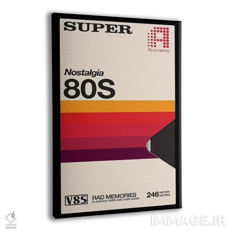 تابلو دکوراتیو "نوار فوق العاده" اثر ماتیوله - نمای پرسپکتیو محصول