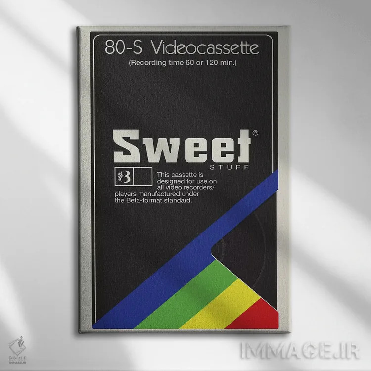 تابلو دکوراتیو "چیزهای شیرین" اثر ماتیوله - نمای روبهرو روی دیوار