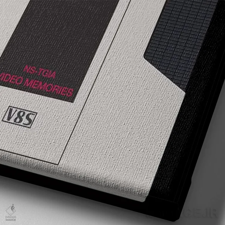 تابلو دکوراتیو "محکم" اثر ماتیوله - نمای نزدیک بافت بوم