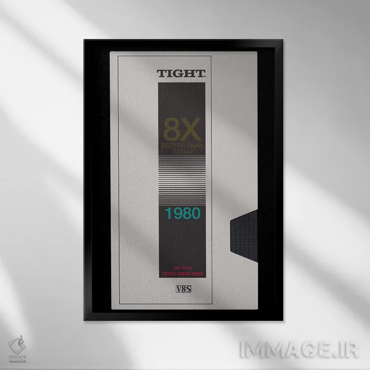 تابلو دکوراتیو "محکم" اثر ماتیوله - نمای قابدار مشکی