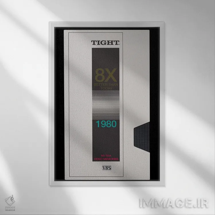 تابلو دکوراتیو "محکم" اثر ماتیوله - نمای قابدار سفید