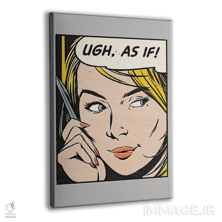 تابلو دکوراتیو "آخ" اثر ماتیوله - نمای پرسپکتیو محصول