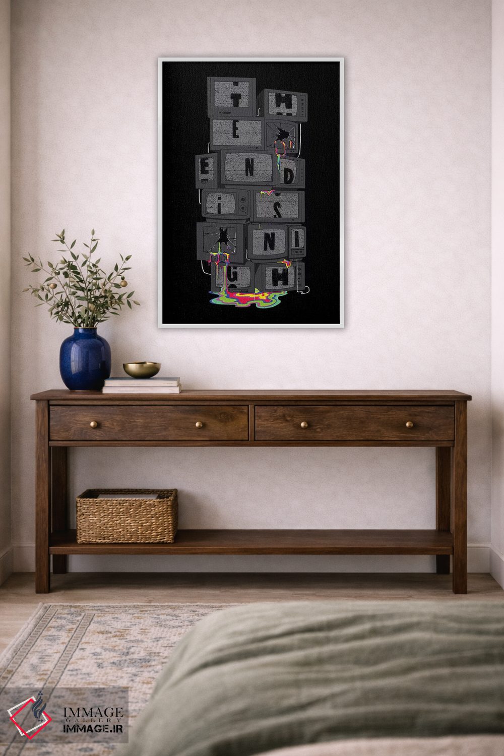 تابلو دکوراتیو "پایان نزدیک است" اثر ماتیوله - D4W