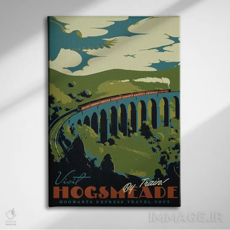 تابلو دکوراتیو "بازدید از هاگزمیید" اثر ماتیوله - نمای روبهرو روی دیوار