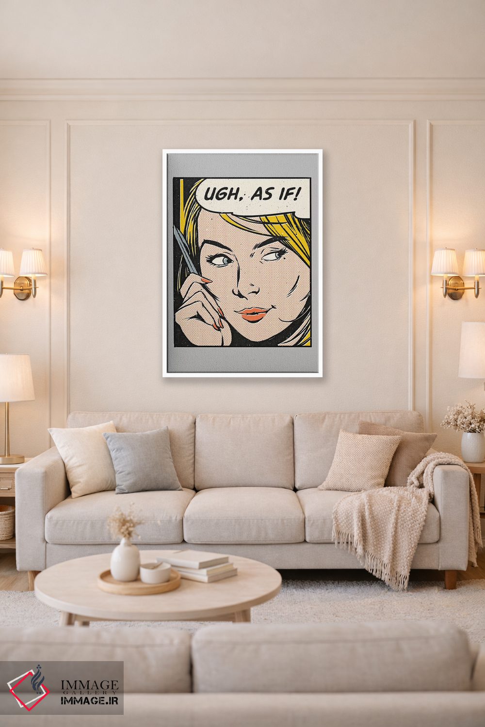 تابلو دکوراتیو "آخ" اثر ماتیوله - D2W