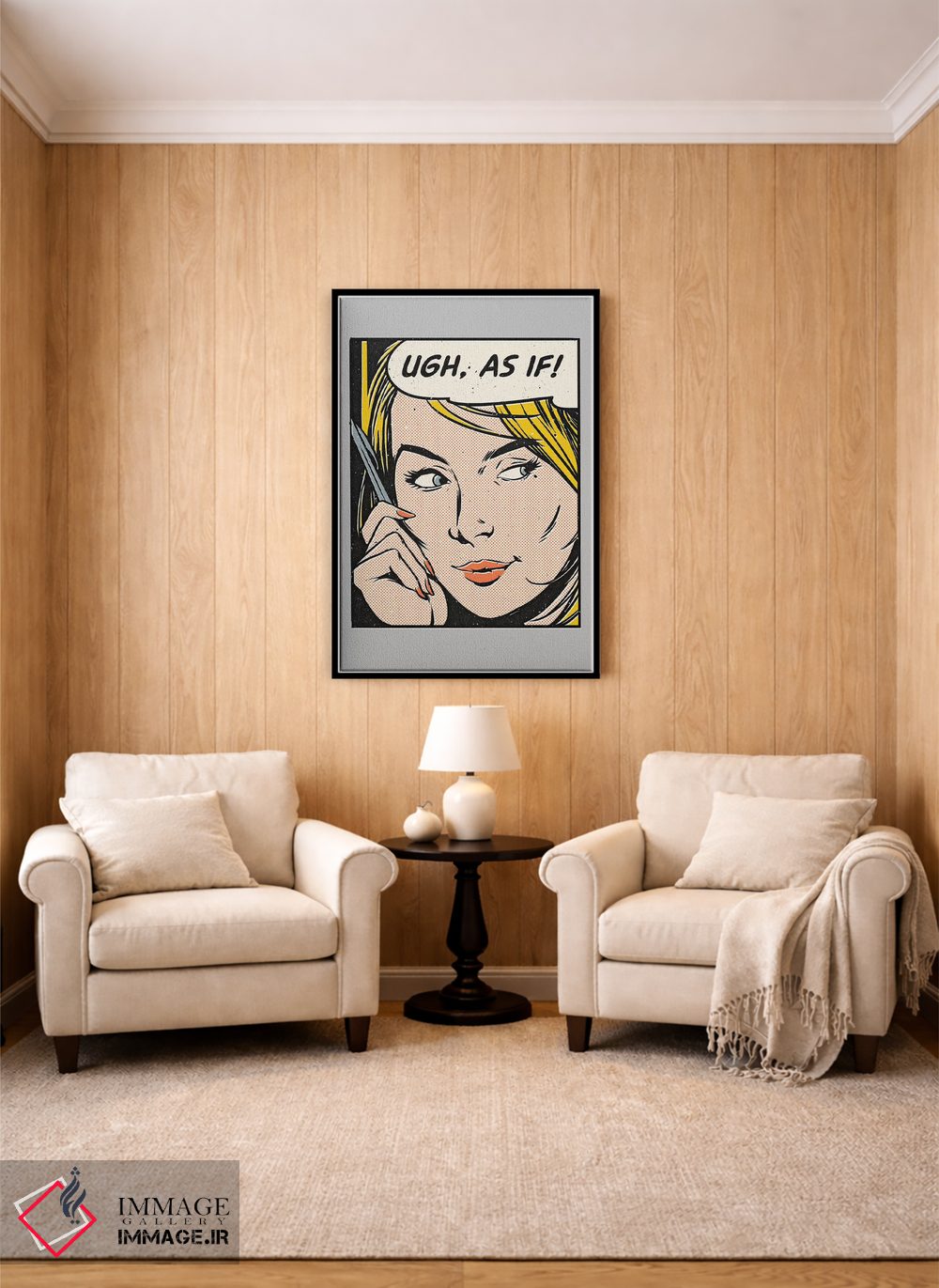 تابلو دکوراتیو "آخ" اثر ماتیوله - D4B