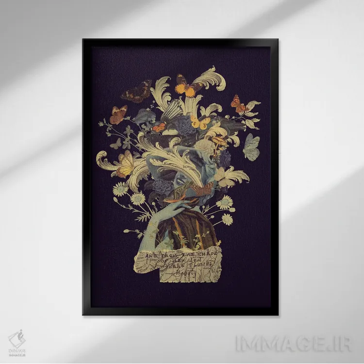 تابلو دکوراتیو "خودپسندی" اثر ماتیوله - نمای قابدار مشکی