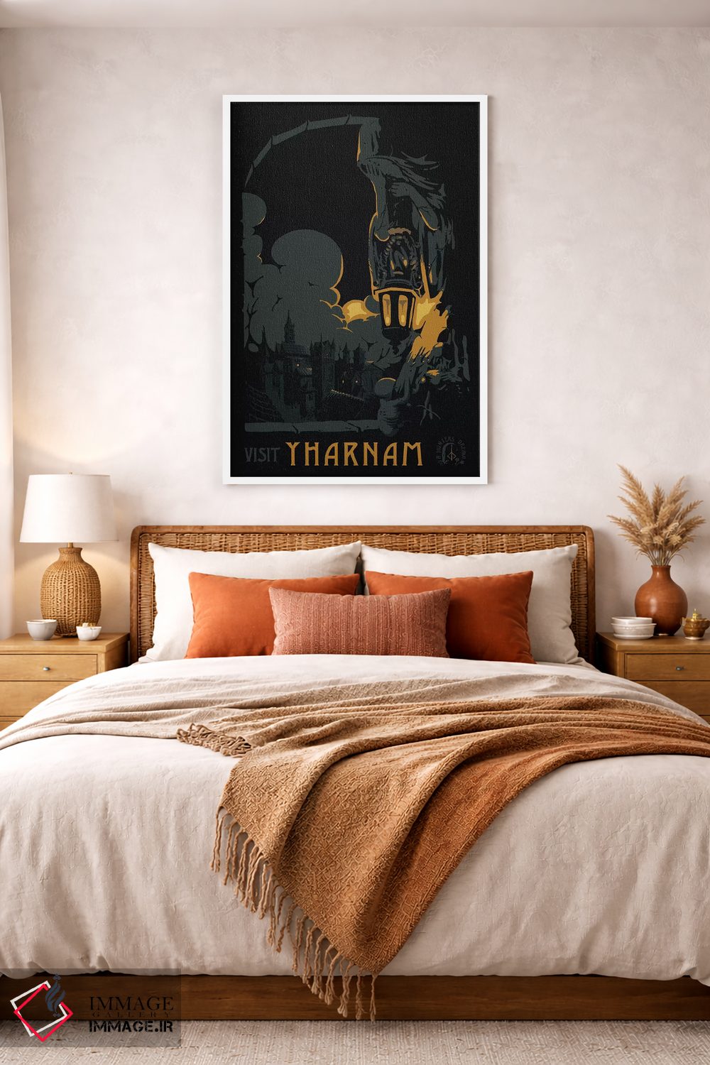 تابلو دکوراتیو "بازدید از یارنم" اثر ماتیوله - D3W