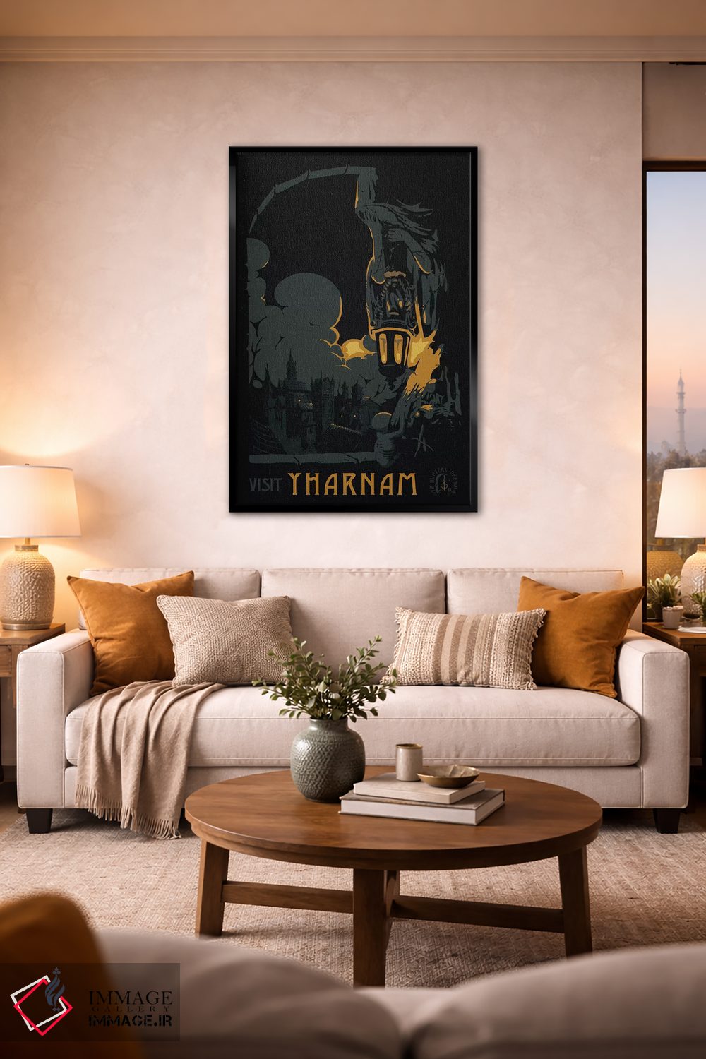 تابلو دکوراتیو "بازدید از یارنم" اثر ماتیوله - D2B