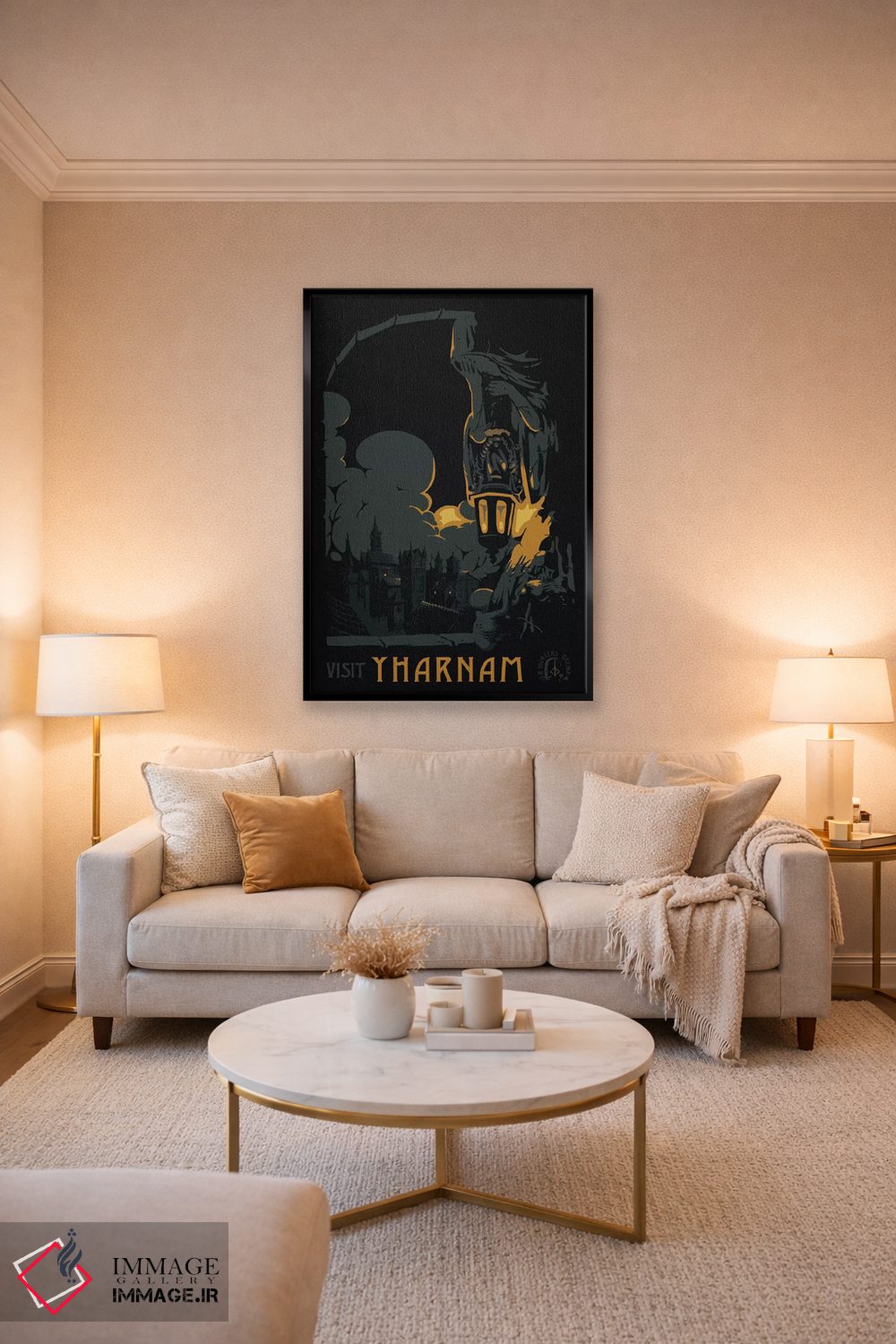 تابلو دکوراتیو "بازدید از یارنم" اثر ماتیوله - D4B