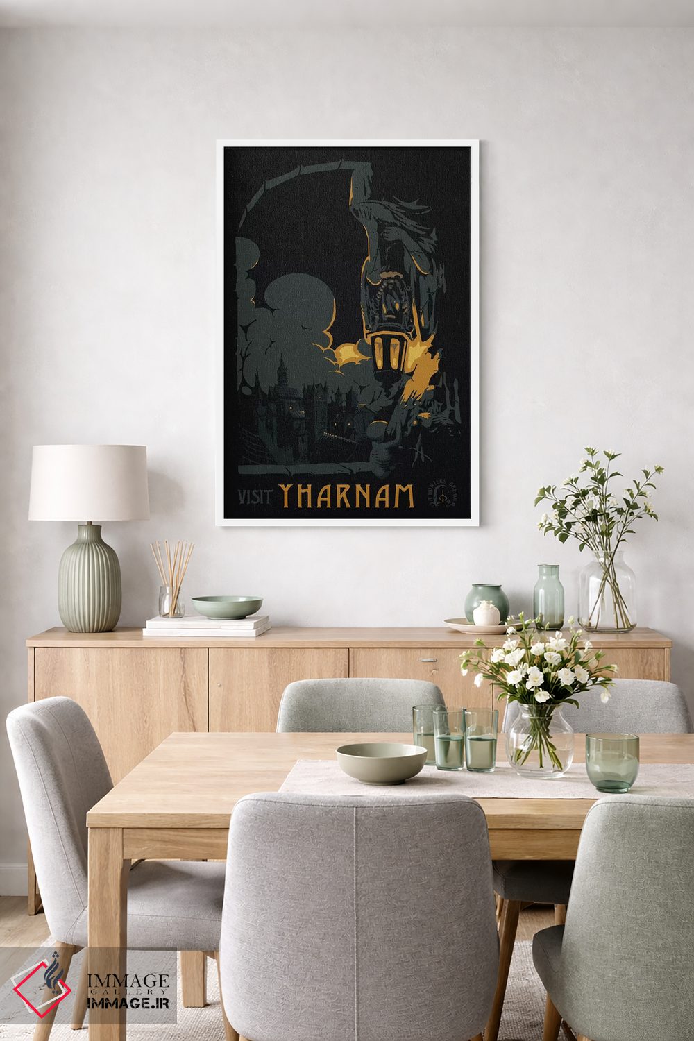 تابلو دکوراتیو "بازدید از یارنم" اثر ماتیوله - D5W