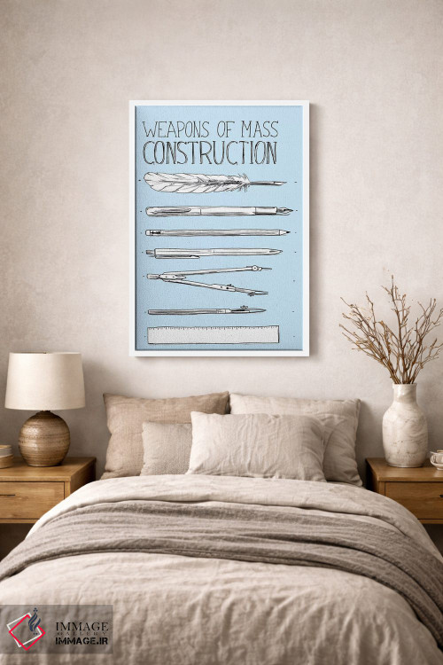 تابلو دکوراتیو "سلاح های ساخت انبوه" اثر ماتیوله - D1W