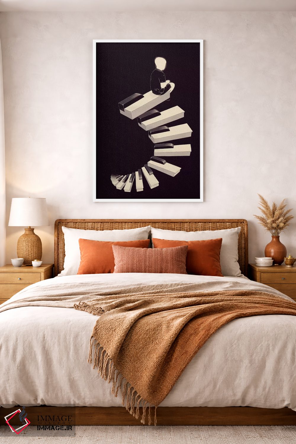 تابلو دکوراتیو "ملودی بی پایان" اثر ماتیوله - D3W