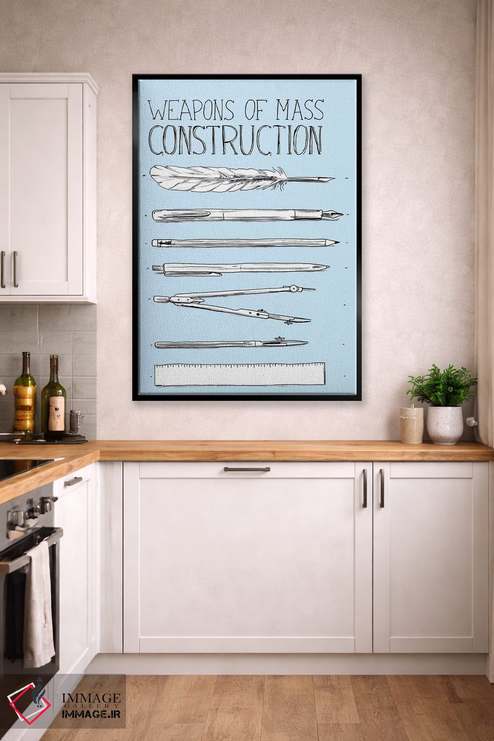 تابلو دکوراتیو "سلاح های ساخت انبوه" اثر ماتیوله - D2B