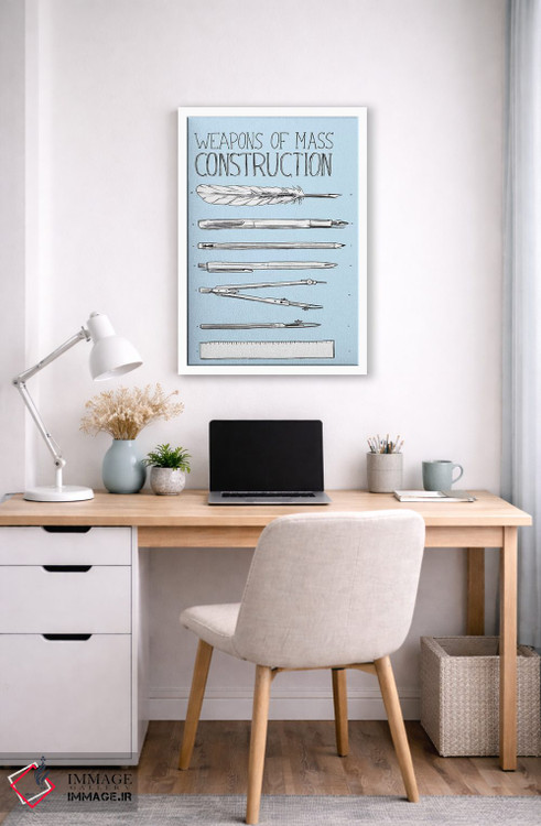 تابلو دکوراتیو "سلاح های ساخت انبوه" اثر ماتیوله - D4W