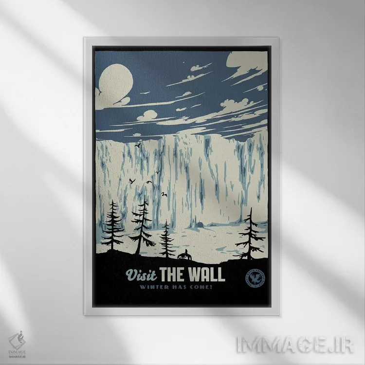 تابلو دکوراتیو "بازدید از دیوار ۲" اثر ماتیوله - نمای قابدار سفید