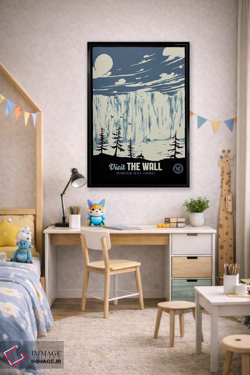 تابلو دکوراتیو "بازدید از دیوار ۲" اثر ماتیوله - D3B