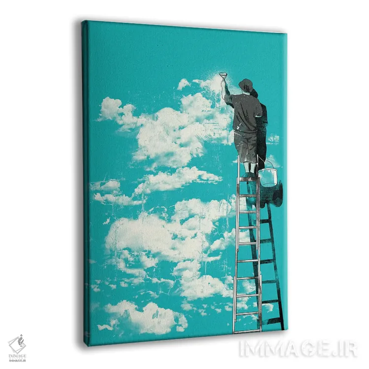 تابلو دکوراتیو "خوش بین" اثر ماتیوله - نمای پرسپکتیو محصول