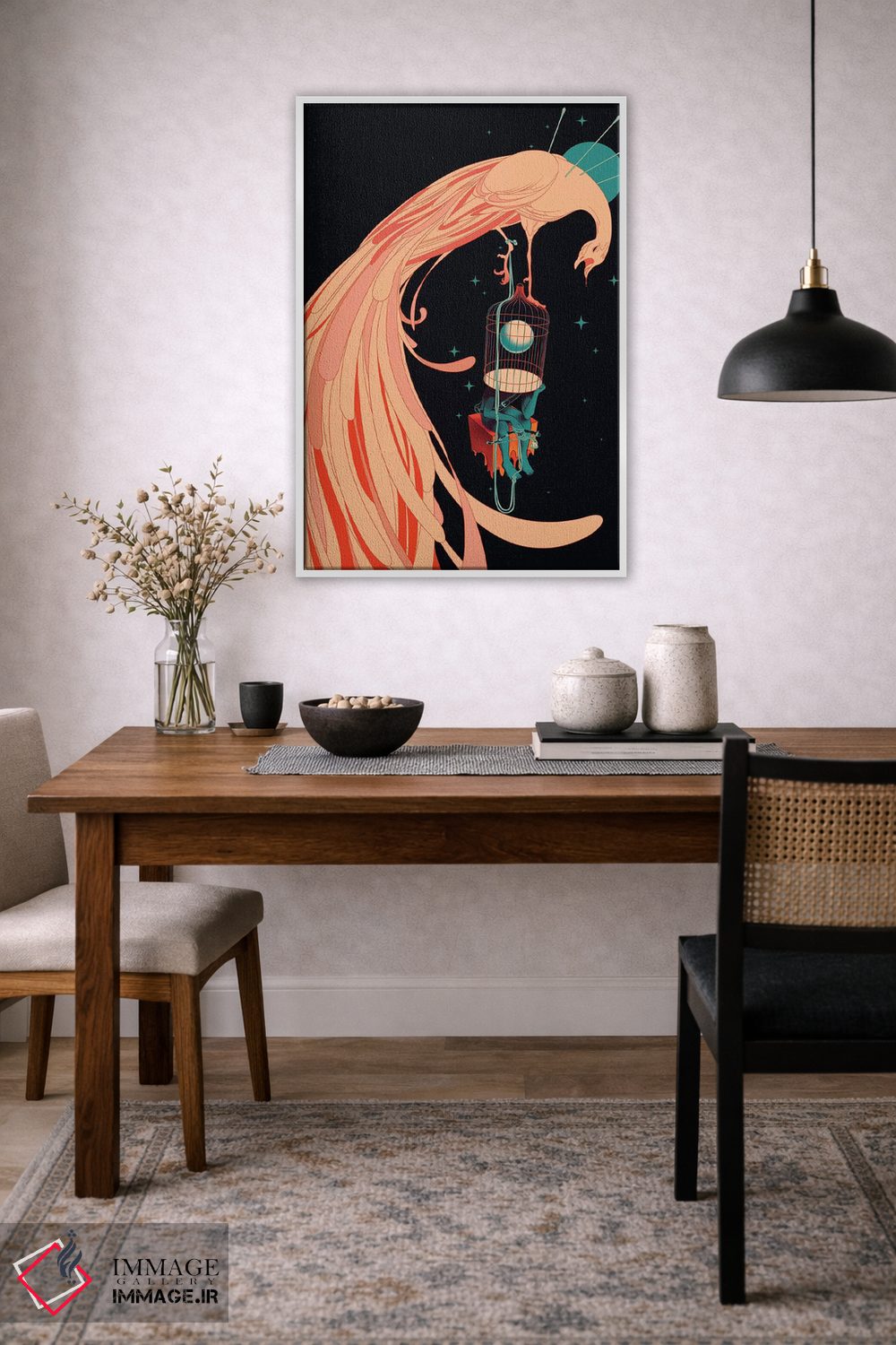 تابلو دکوراتیو "آزادی توهم است" اثر ماتیوله - D2W