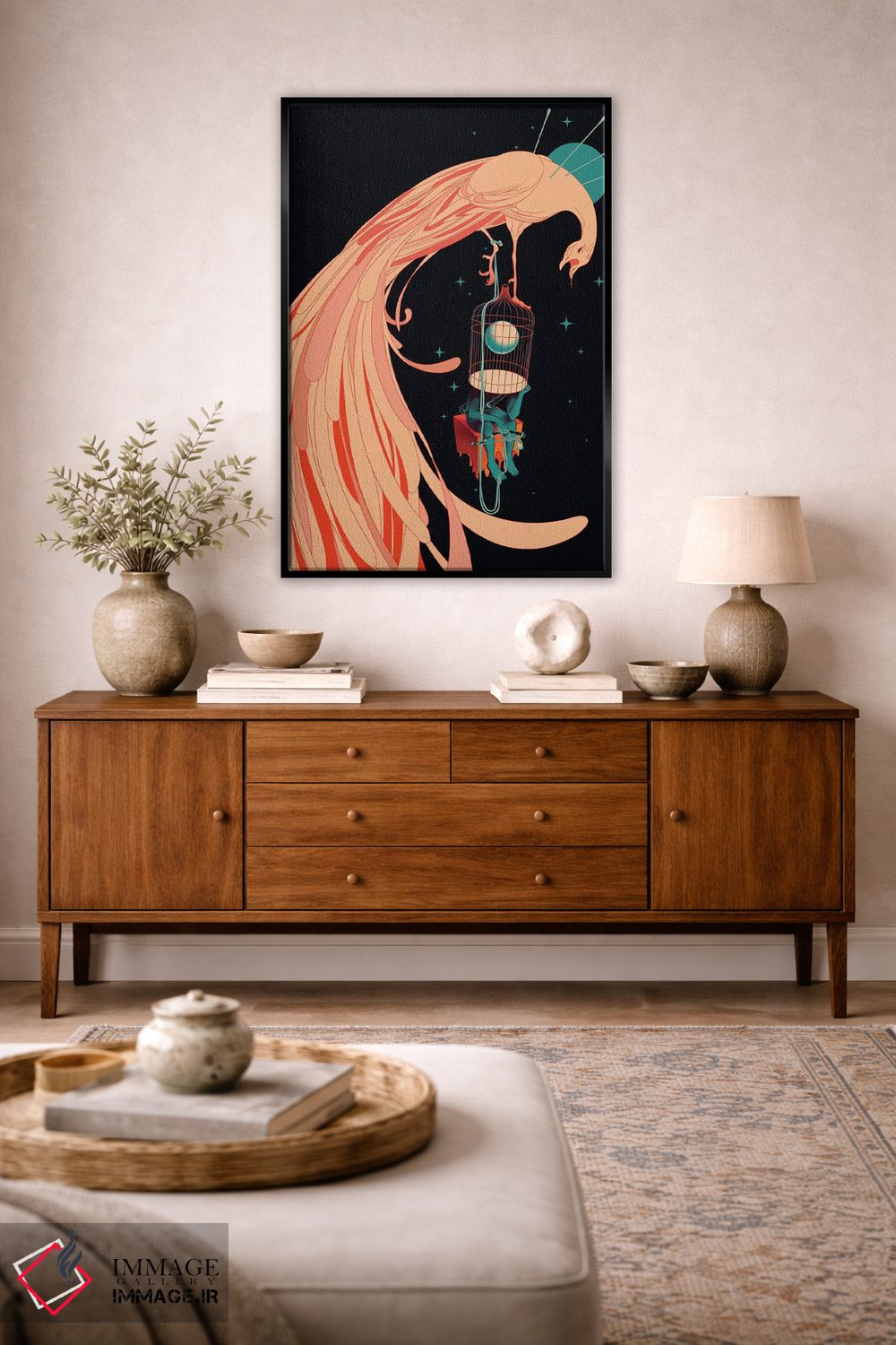 تابلو دکوراتیو "آزادی توهم است" اثر ماتیوله - D4B