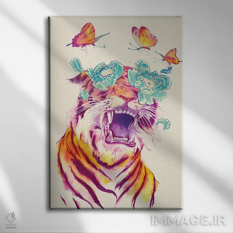 تابلو دکوراتیو "گرمسیری" اثر ماتیوله - نمای روبهرو روی دیوار