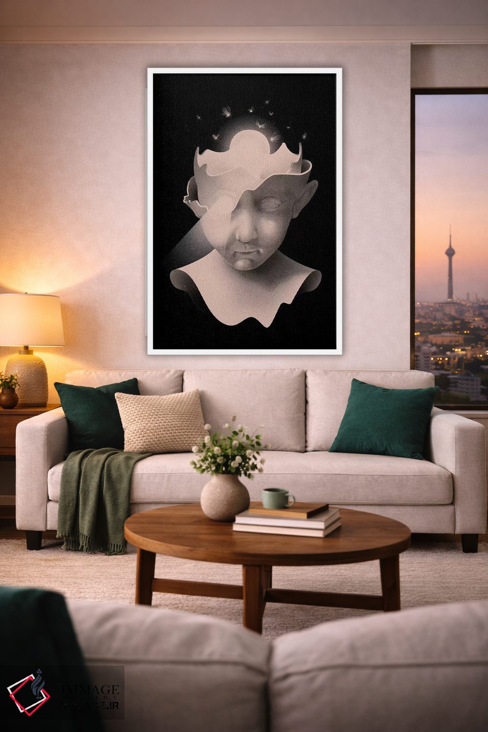 تابلو دکوراتیو "بینش" اثر ماتیوله - D1W