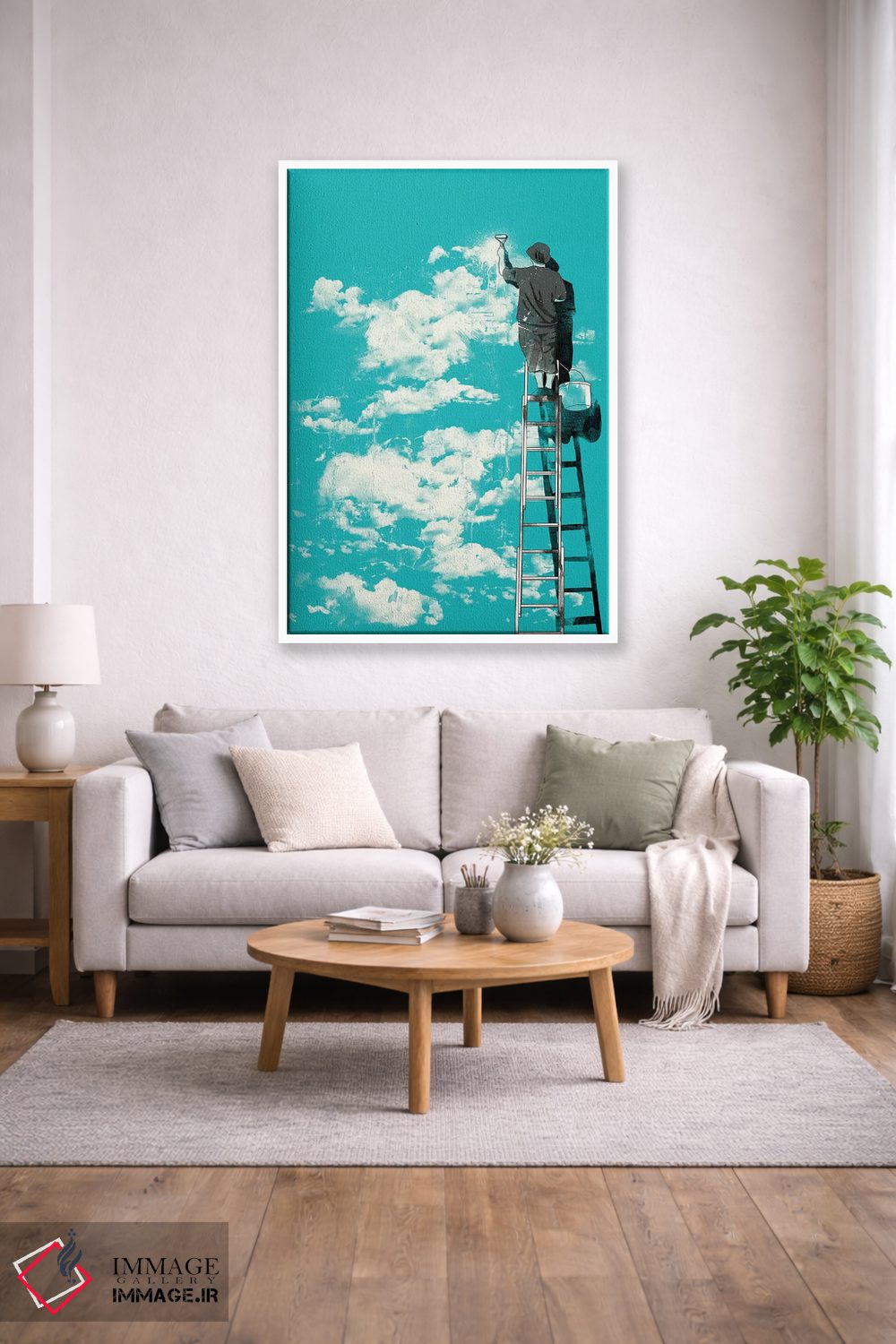 تابلو دکوراتیو "خوش بین" اثر ماتیوله - D1W