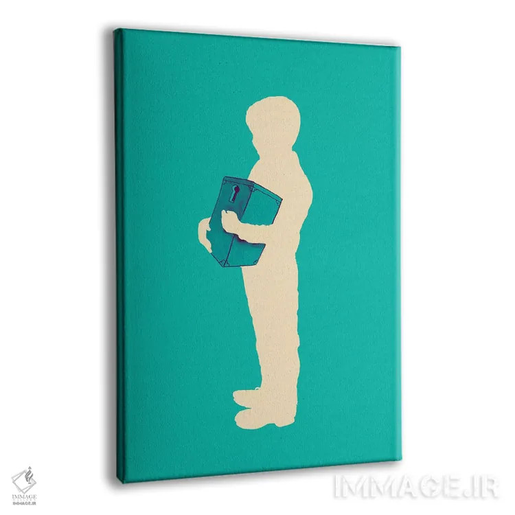 تابلو دکوراتیو "نمیتوانی مرا با خودت ببری" اثر ماتیوله - نمای پرسپکتیو محصول