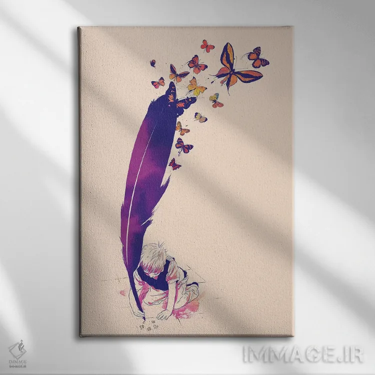 تابلو دکوراتیو "نامحدود" اثر ماتیوله - نمای روبهرو روی دیوار