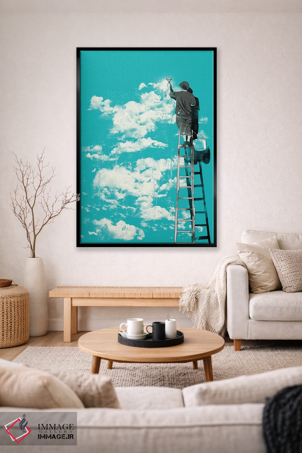 تابلو دکوراتیو "خوش بین" اثر ماتیوله - D2B