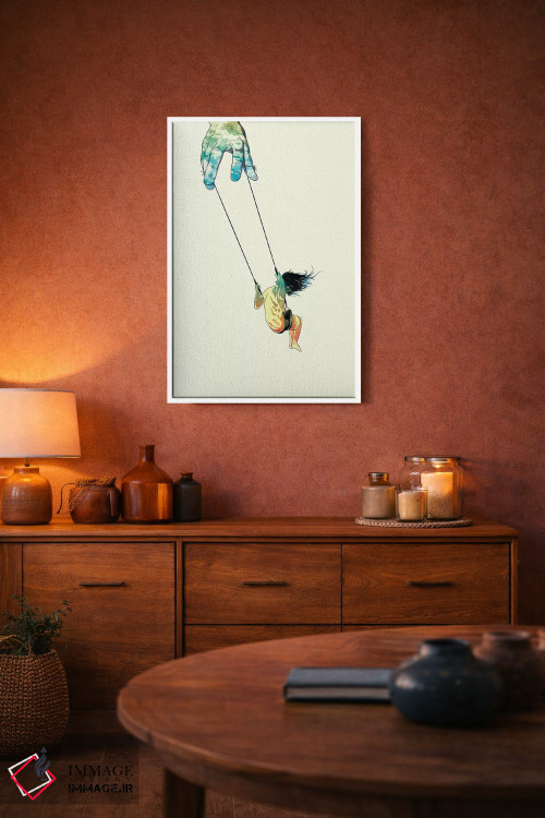 تابلو دکوراتیو "بالاتر تاب بده" اثر ماتیوله - D3W