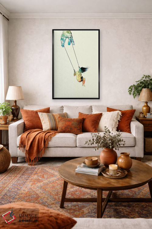 تابلو دکوراتیو "بالاتر تاب بده" اثر ماتیوله - D4B