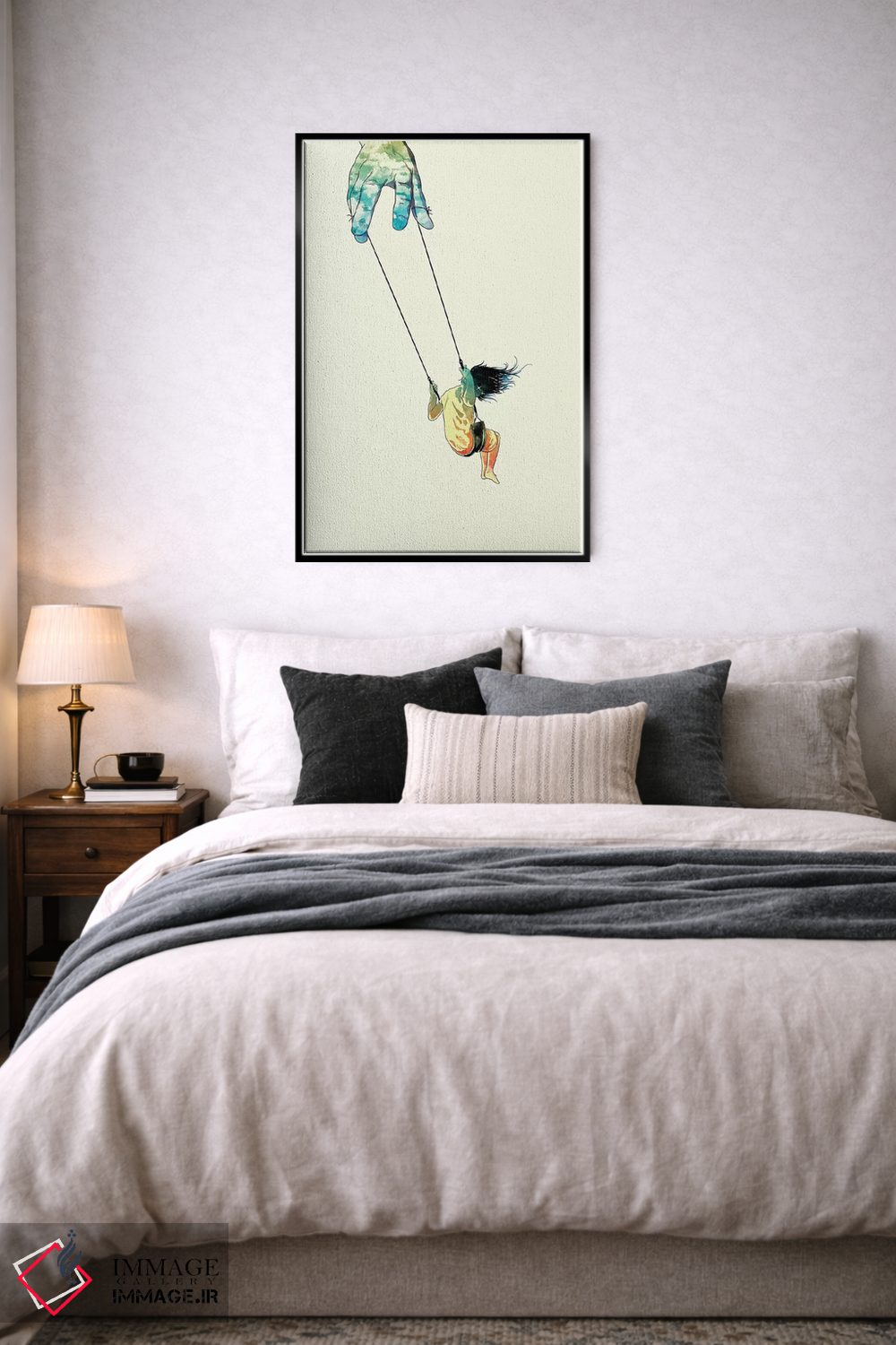 تابلو دکوراتیو "بالاتر تاب بده" اثر ماتیوله - D6B