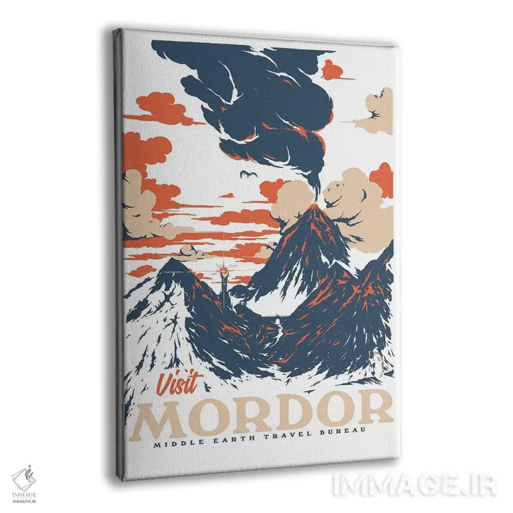 تابلو دکوراتیو "بازدید از موردور" اثر ماتیوله - نمای پرسپکتیو محصول