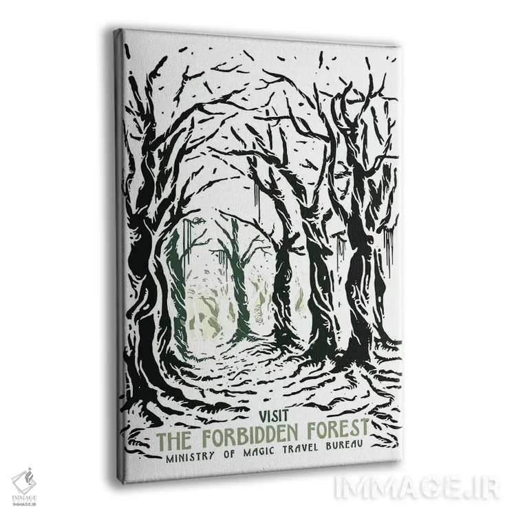 تابلو دکوراتیو "بازدید از جنگل ممنوعه" اثر ماتیوله - نمای پرسپکتیو محصول