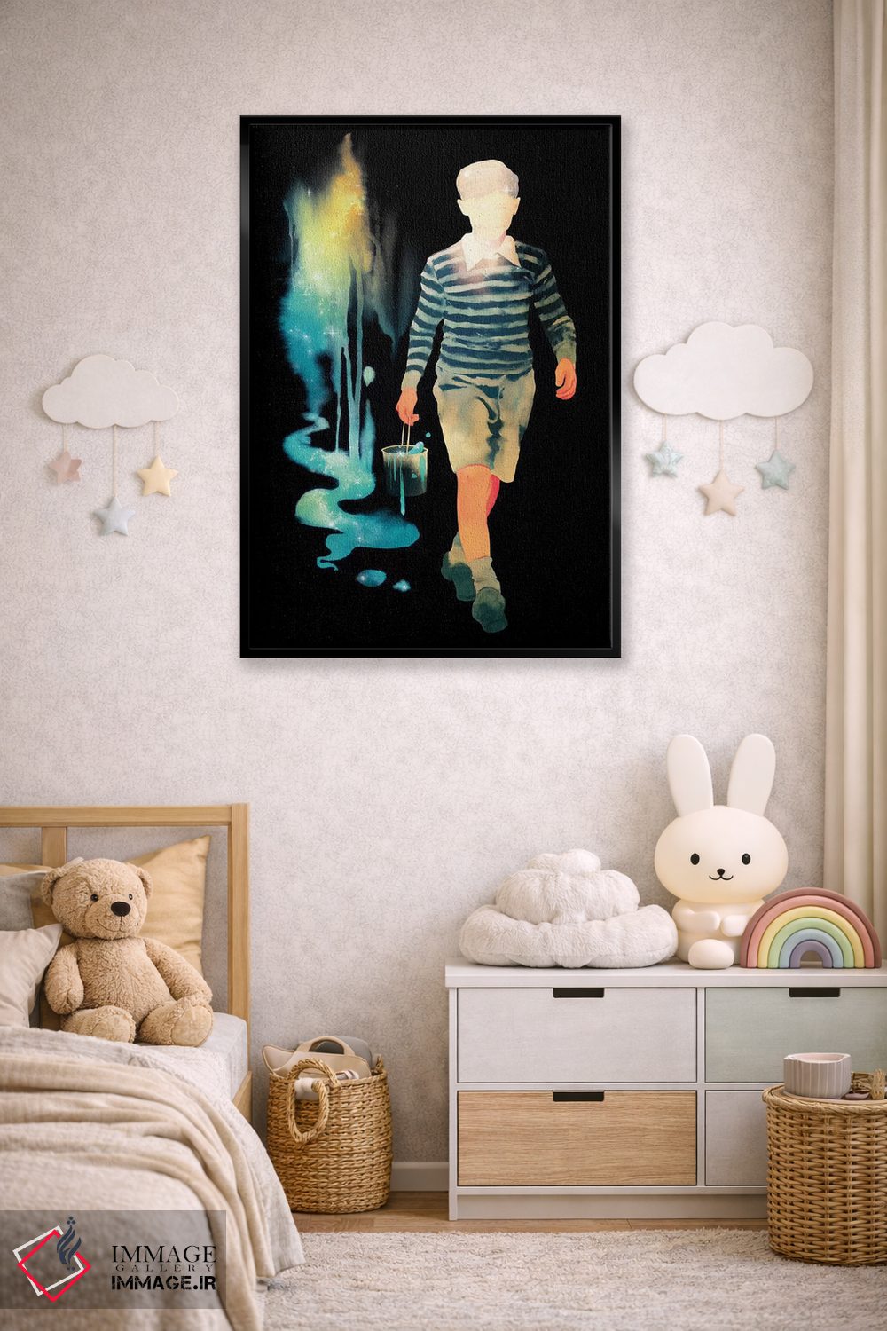 تابلو دکوراتیو "ساخت یک کهکشان" اثر ماتیوله - D6B