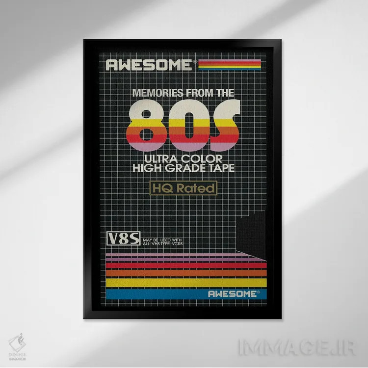 تابلو دکوراتیو "خاطرات عالی" اثر ماتیوله - نمای قابدار مشکی