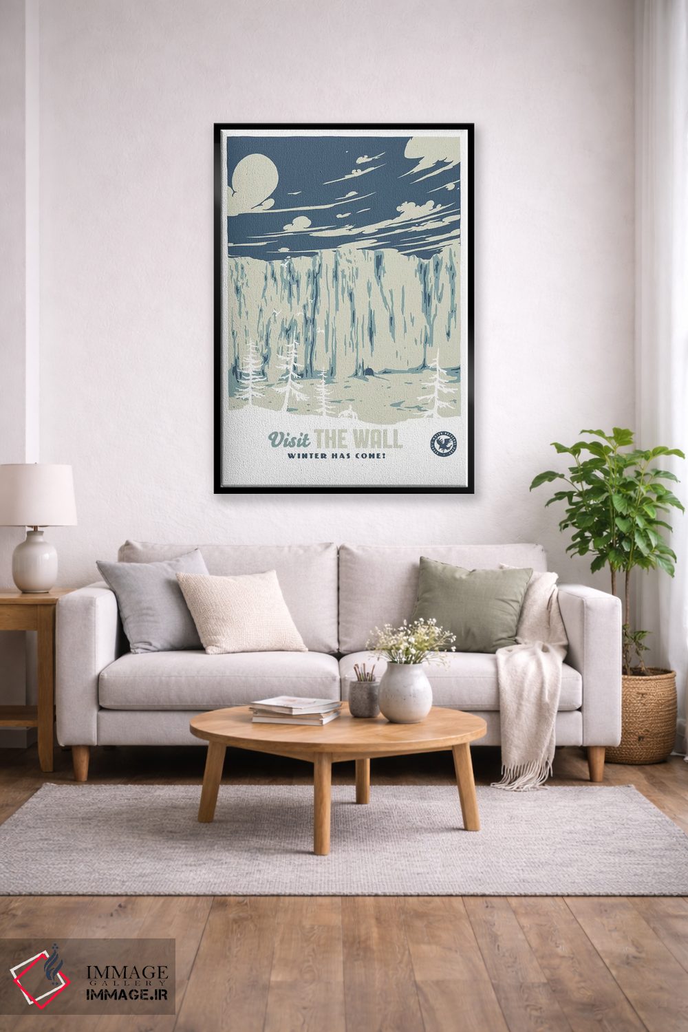 تابلو دکوراتیو "بازدید از دیوار" اثر ماتیوله - D2B