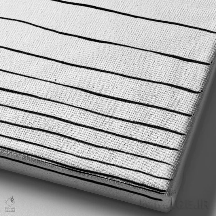 تابلو مینیمال "آزاد شو" اثر ماتیوله - نمای نزدیک بافت بوم