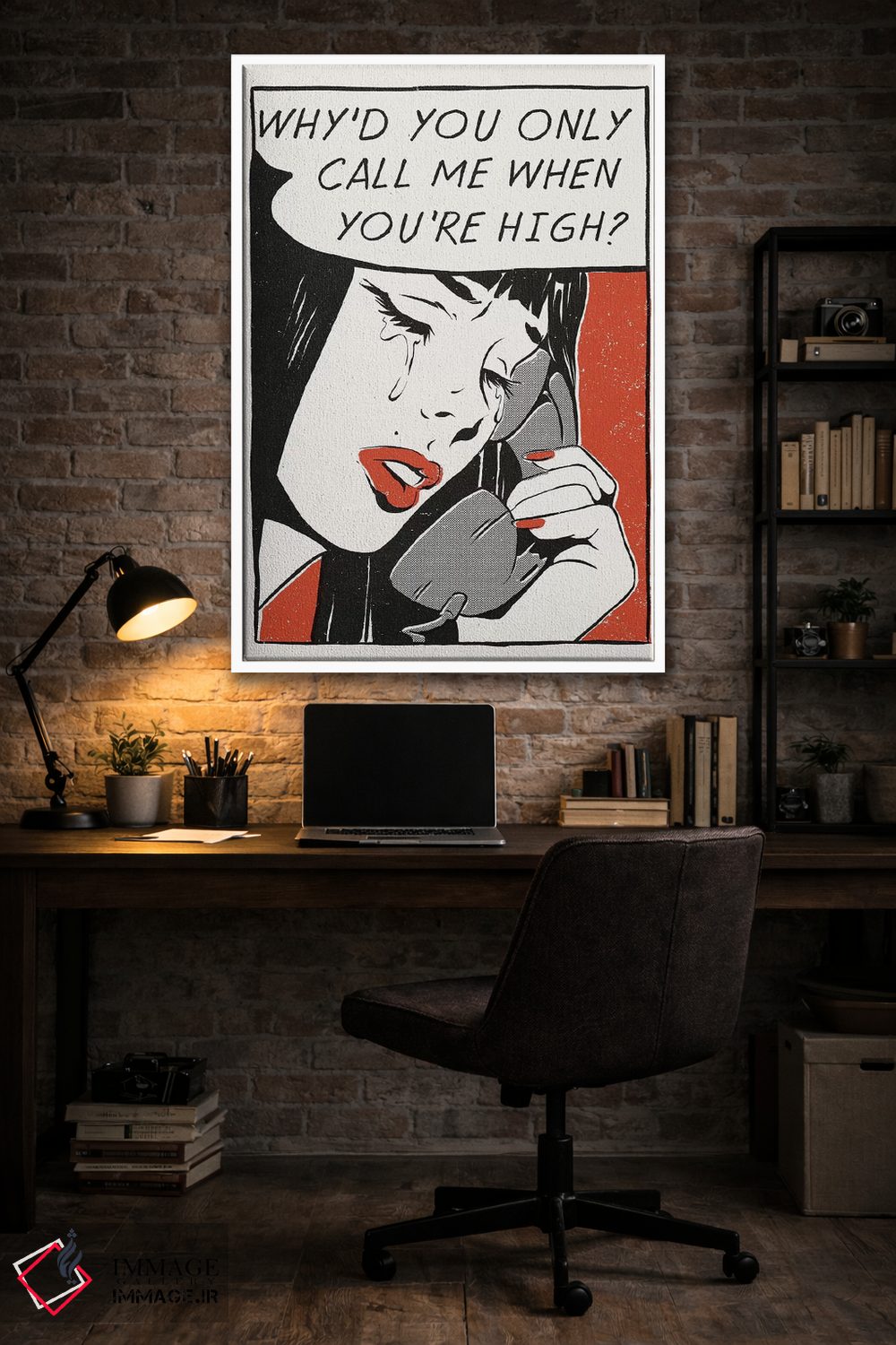 تابلو دکوراتیو "زنگ بزن" اثر ماتیوله - D5W