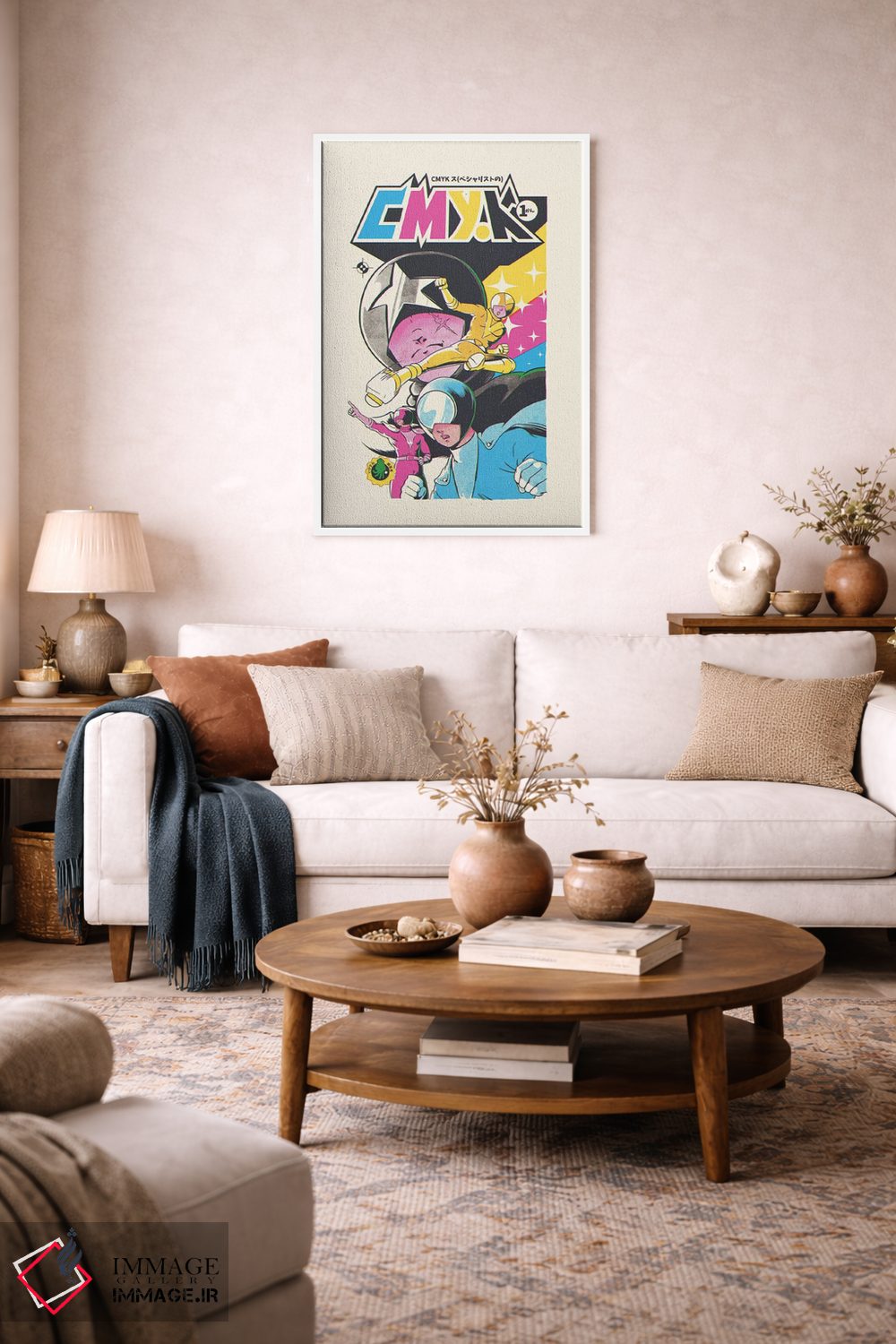 تابلو دکوراتیو "تیم CMYK" اثر ماتیوله - D3W