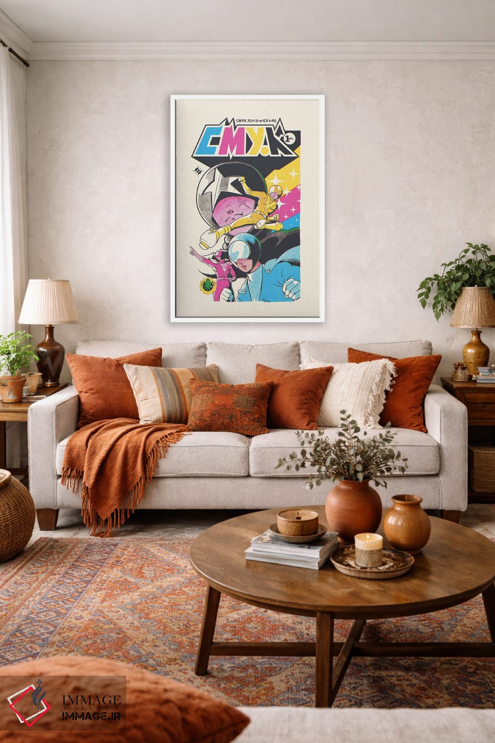 تابلو دکوراتیو "تیم CMYK" اثر ماتیوله - D2W