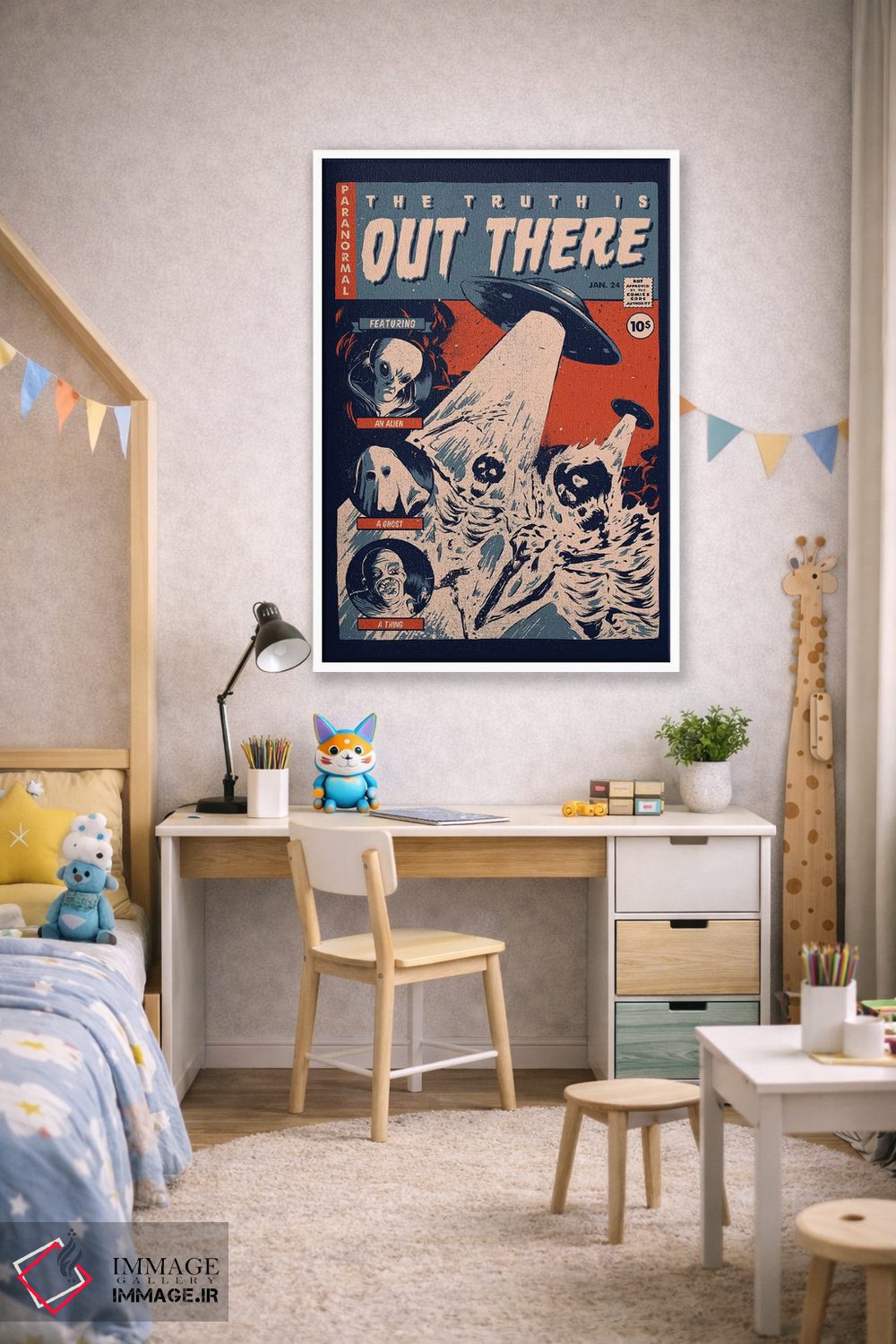 تابلو دکوراتیو "پرونده های کمیک" اثر ماتیوله - D1W